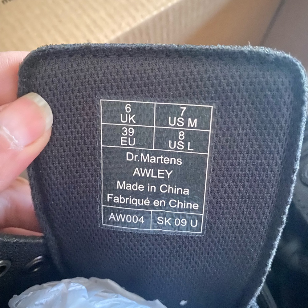 Dr. Martens Black Combat Boots